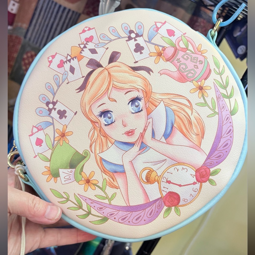Disney Alice in Wonderland Loungefly Crossbody NWT!